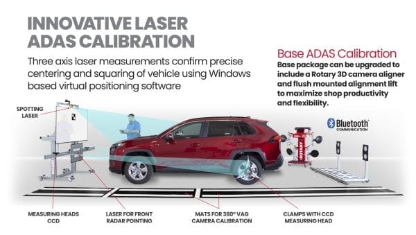 Rotary® MCS3PREM1085 | Mobile ADAS Calibration System + ADAS & Alignment Tablet + R1085 Pro 3D Alignment System - Image 9