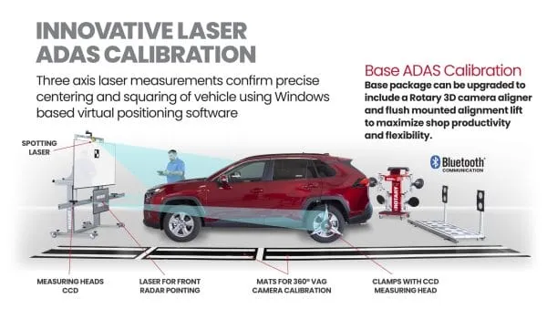 Rotary® MCS3ADV1085 | Mobile ADAS Calibration System + ADAS & Alignment Tablet + R1085 Pro 3D Alignment System - Image 9
