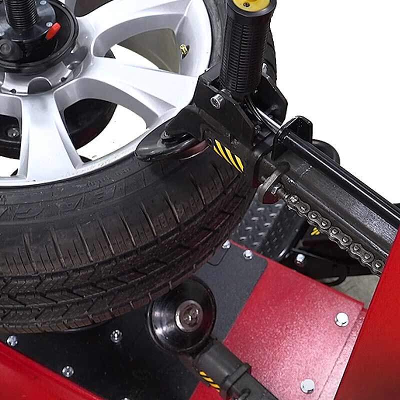 Rotary® Tire Changer – R1200 | Dual ROLLER Leverless Center Post Clamping Two Roller Bead Breaking System