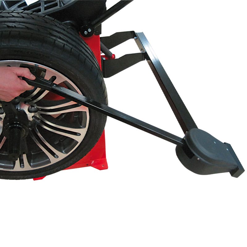 Rotary® Wheel Balancer – R155 | Pro 3D Rotary R155 Pro 3D Wheel Balancer in use with wheel mounted