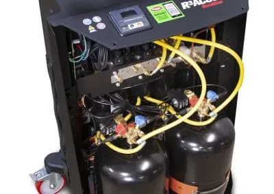 Rotary® R3AC80 | Automatic Dual-Gas AC Recovery Machine Rotary R3AC80 Automatic Car AC Recovery Machine with game-changing automation for gas identification and automatic purging.